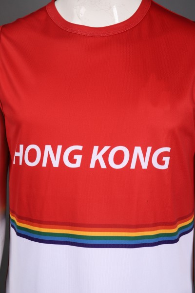 WTV163 Customized Contrast Sports Set Hong Kong Representative Sweatshirts Sweaters Sportswear Manufacturers detail view-12